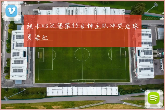 纽卡vs汉堡第45分钟主队冲突后球员染红